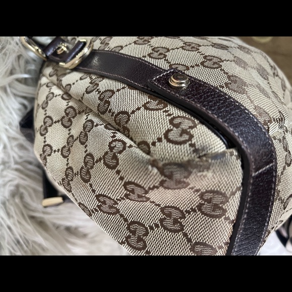 Authentic GG Gucci Canvas Abbey Tote - Picture 14 of 16